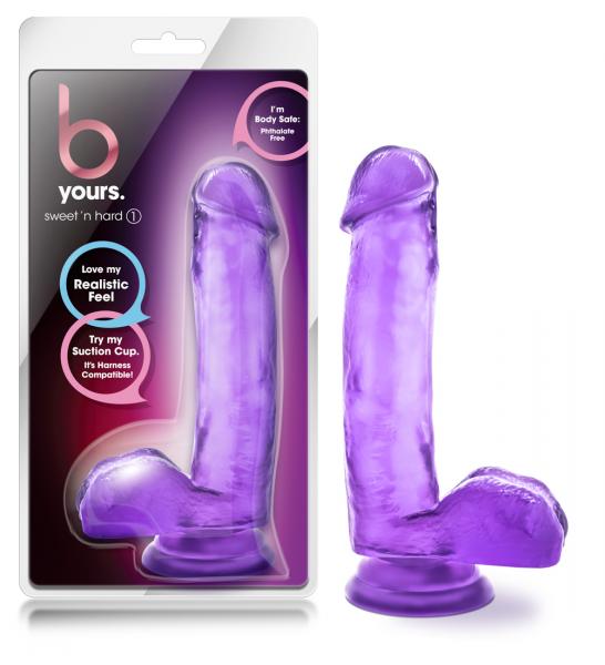 Sweet N Hard 1 Dong Suction Cup Purple